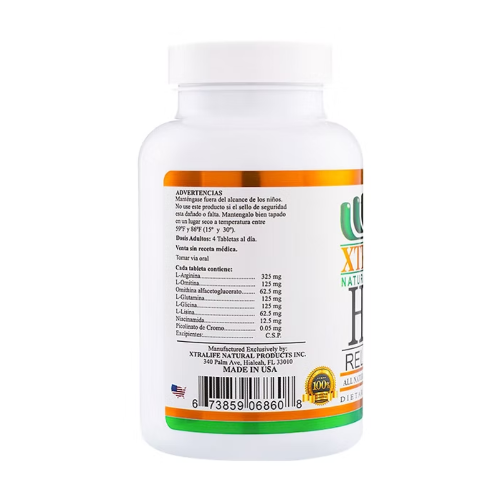 HGH RELEASING 120 TABS - XTRA LIFE