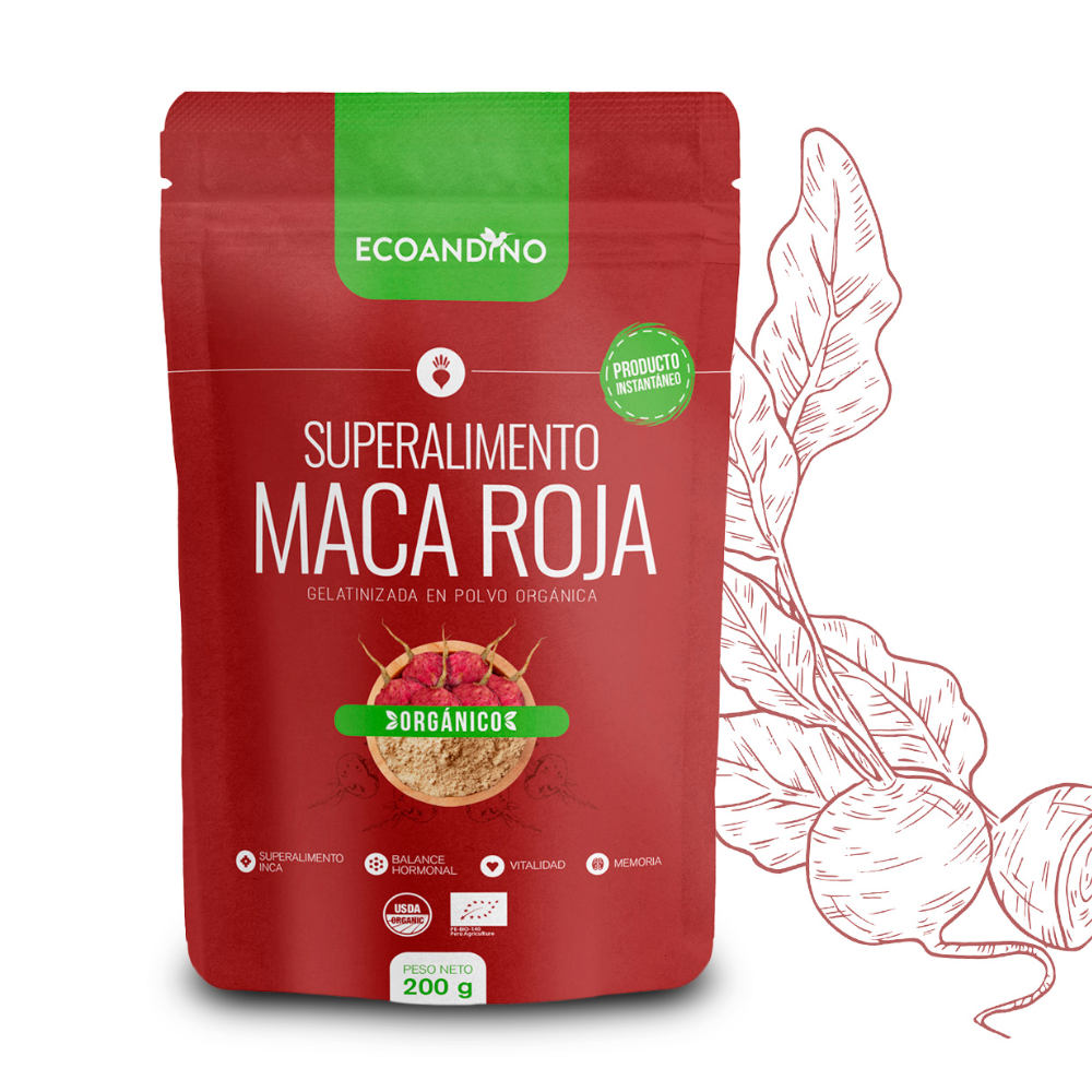 MACA ROJA GELATINIZADA - ECOANDINO 250G