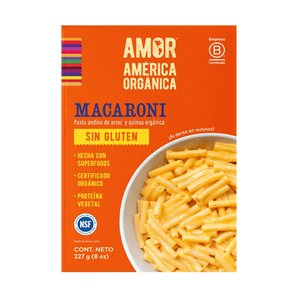 Pasta Andina Macaroni 227g-AMÉRICA ORGÁNICA