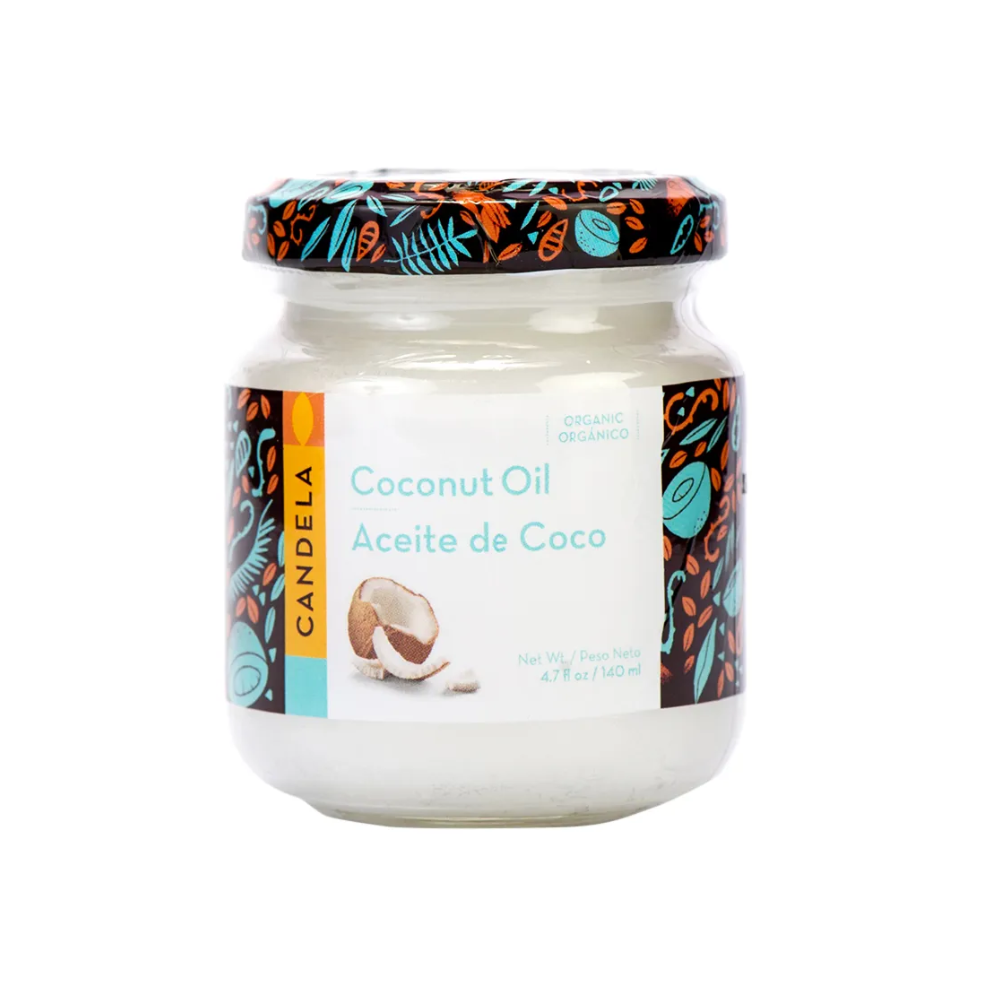 ACEITE DE COCO 100% ORGANICO 140 ML - CANDELA