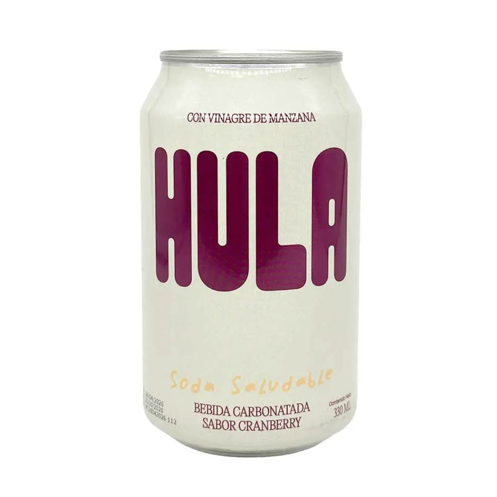 HULA SALUDABLE CRANBERRY LATA 330ML