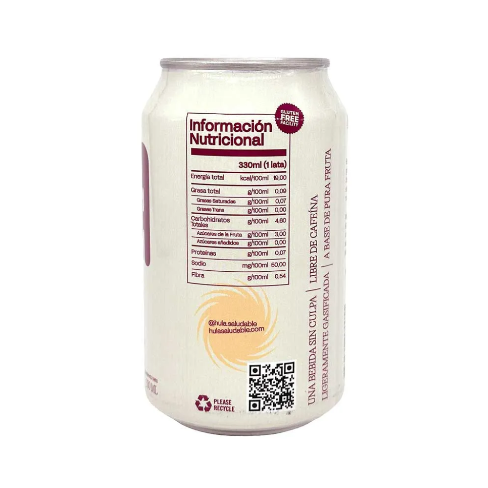 HULA SALUDABLE CRANBERRY LATA 330ML