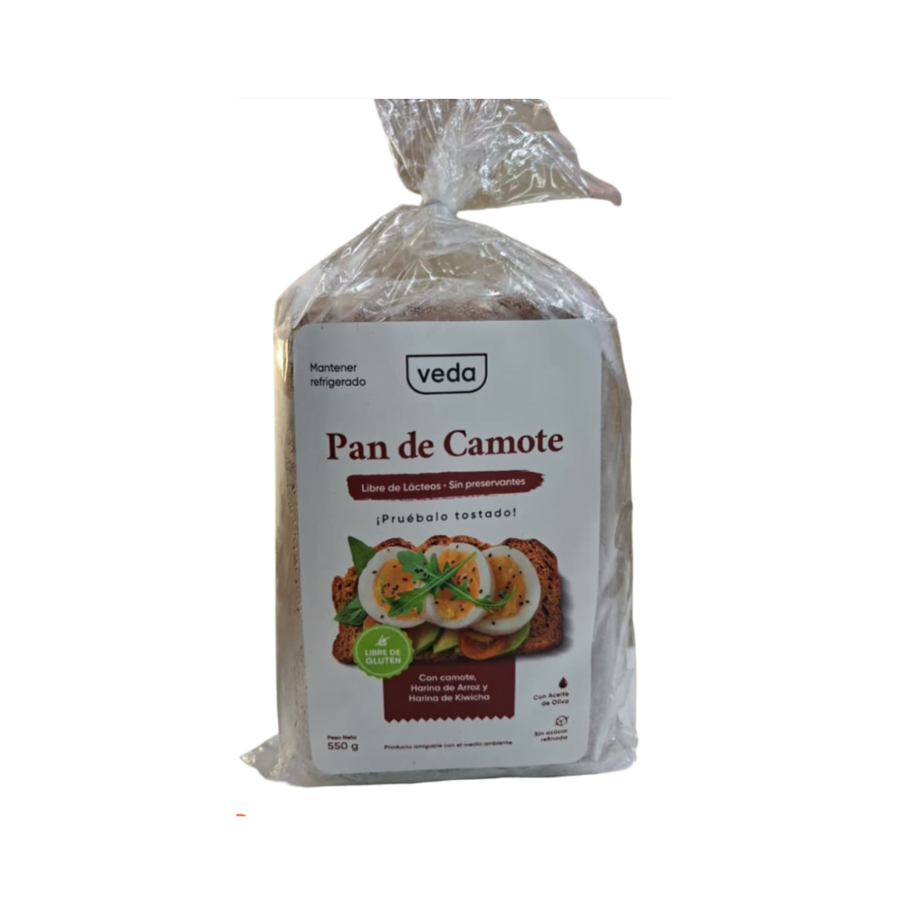 PAN DE CAMOTE 550GR- VEDA