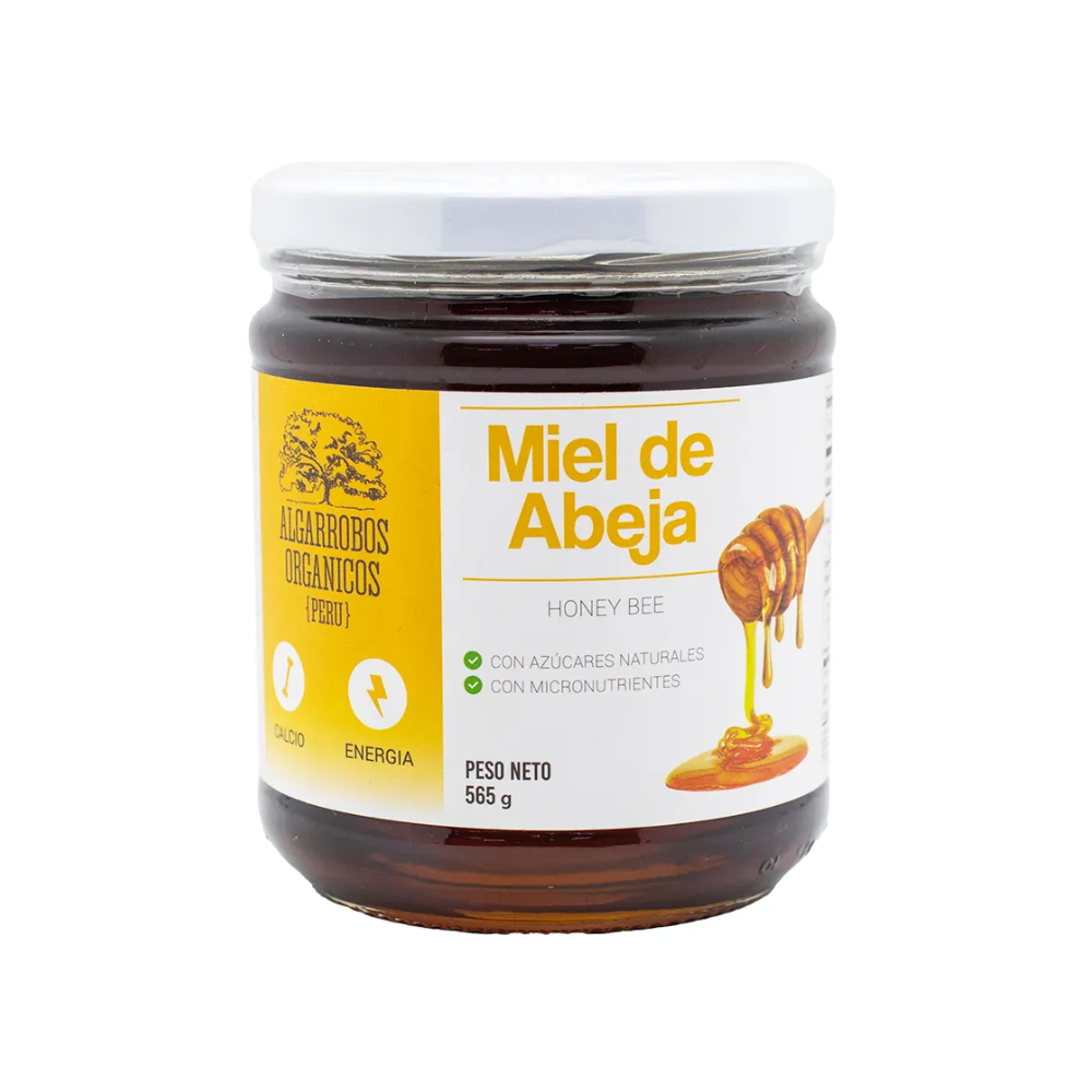 MIEL DE ABEJA 565GR ALGARROBOS ORGANICOS