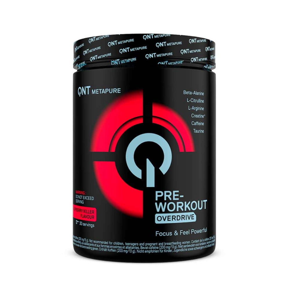 PRE WORKOUT OVERDRIVE RASPBERRY KILLER 390GR QNT