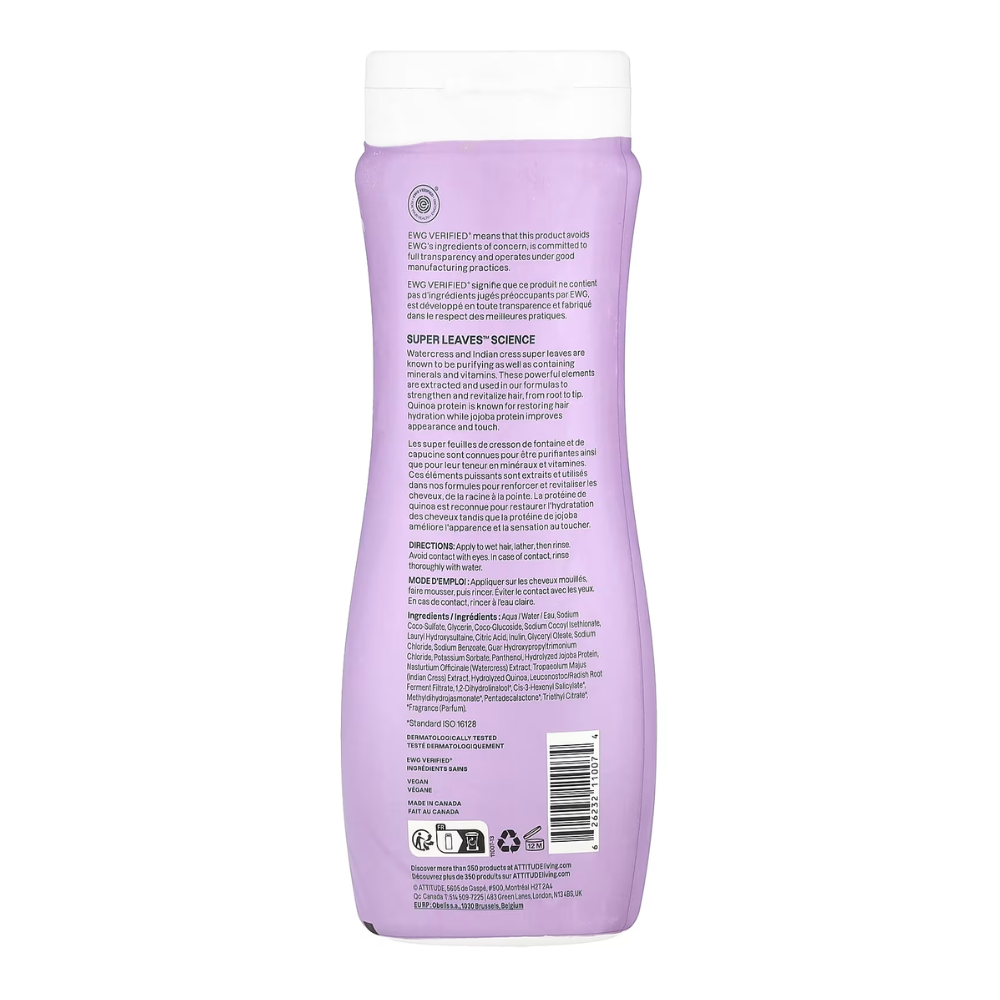 SHAMPOO NATURAL MOISTURE RICH ATTITUDE 473 ML ATTITUDE