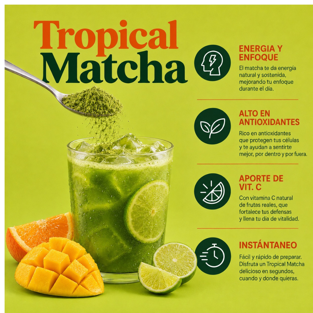 TROPICAL MATCHA REAL FOOD