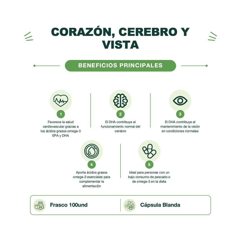 OMEGA 3 + VITAMINA E - DRASANVI 100 CÁPSULAS