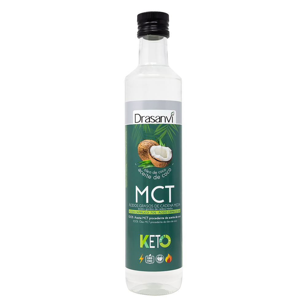 ACEITE DE COCO MCT DRANSAVI 500ML KETO - DRASANVI