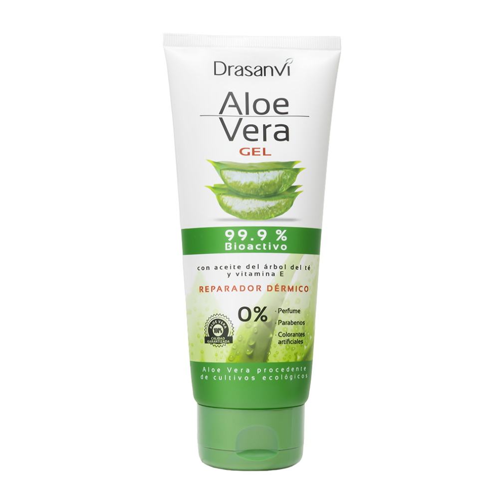 GEL ALOE VERA CON ACEITE DEL ÁRBOL DEL TÉ Y VITAMINA E-DRASANVI