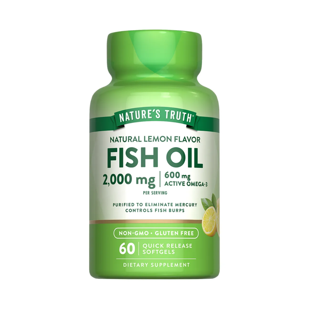 FISH OIL 2000MG 60 SOFTGEL NATURES TRUTH