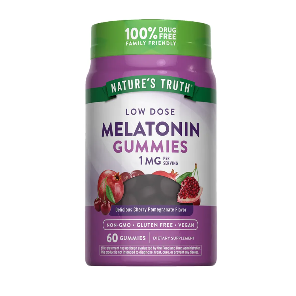 Melatonina 1 mg  60 Gummies NATURES TRUTH