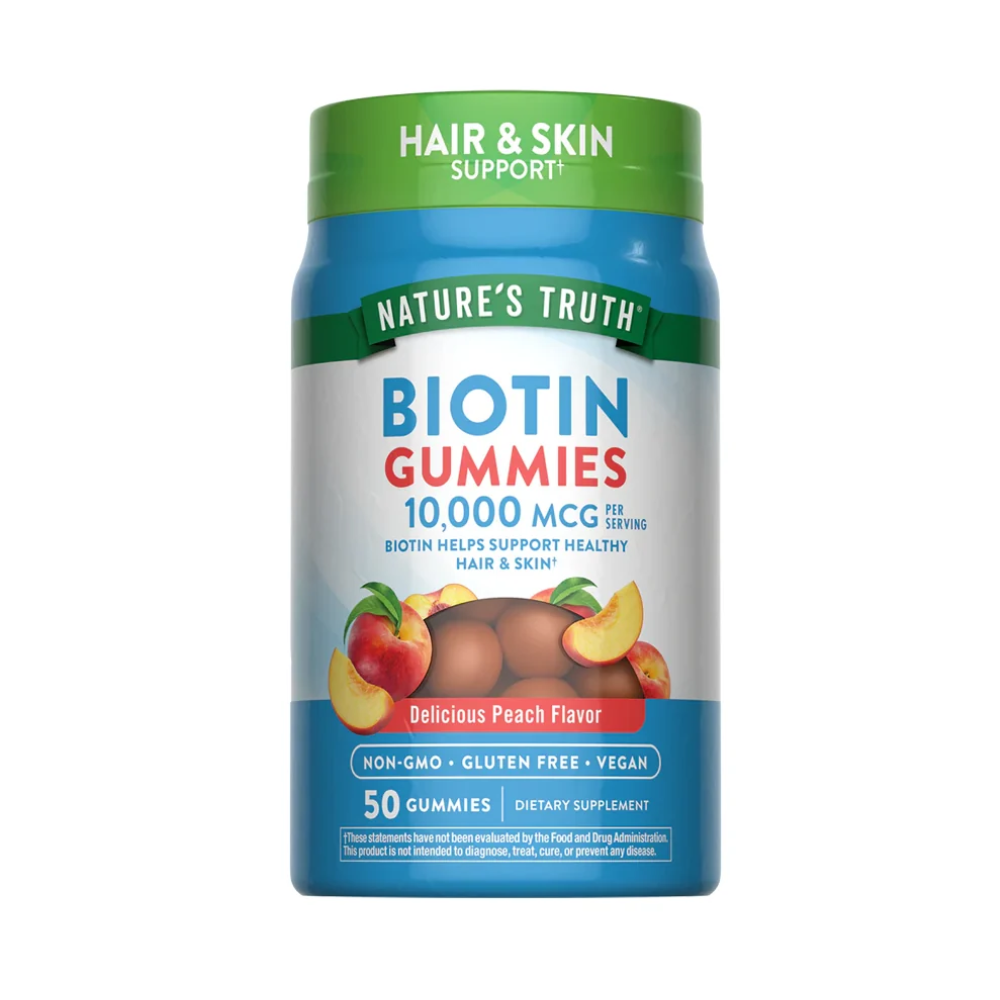 BIOTIN 10,000MCG GUMMIES PEACH FLAVOUR