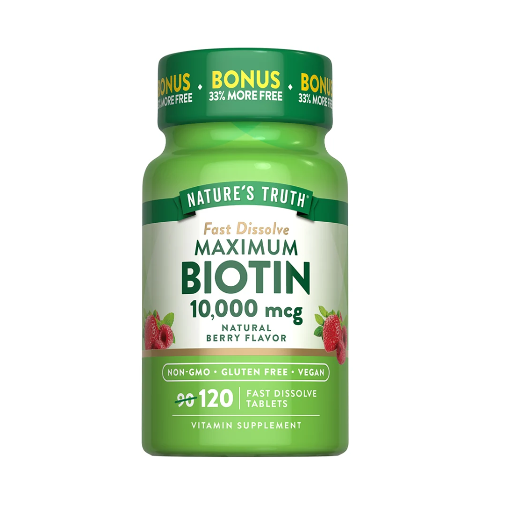 BIOTIN 10,000MCG BERRY FLAVOR NATURES TRUTH