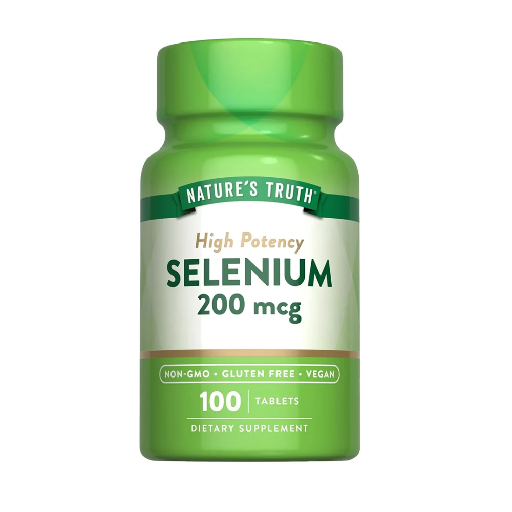 Selenio 200 mcg 100 tabletas NATURES TRUTH