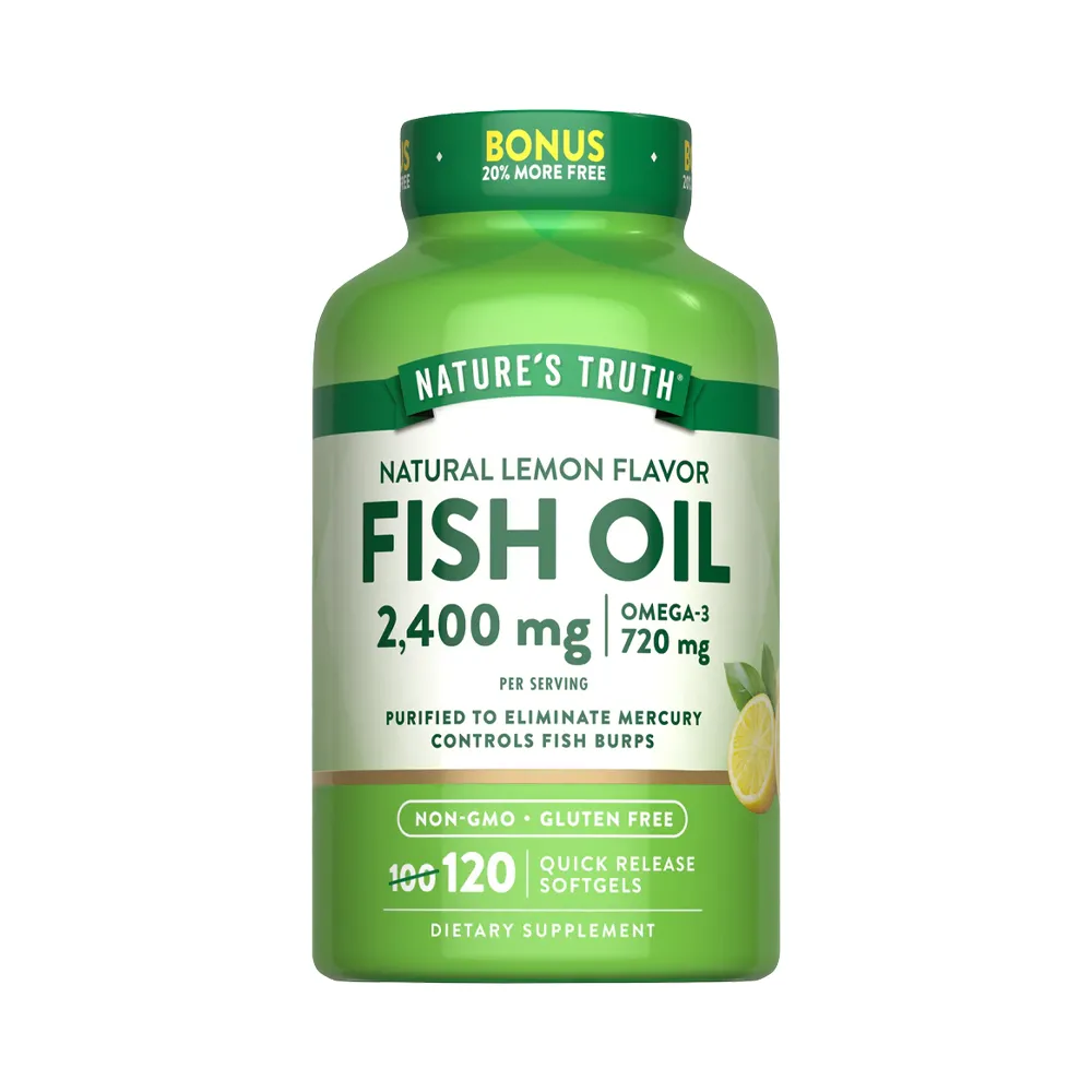 FISH OIL 2400 MG 120CAP NATURES TRUTH