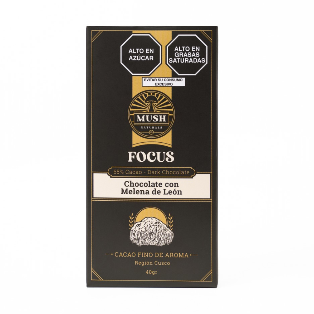 CHOCOLATE FOCUS X 40GR- MUSH ORGANICS