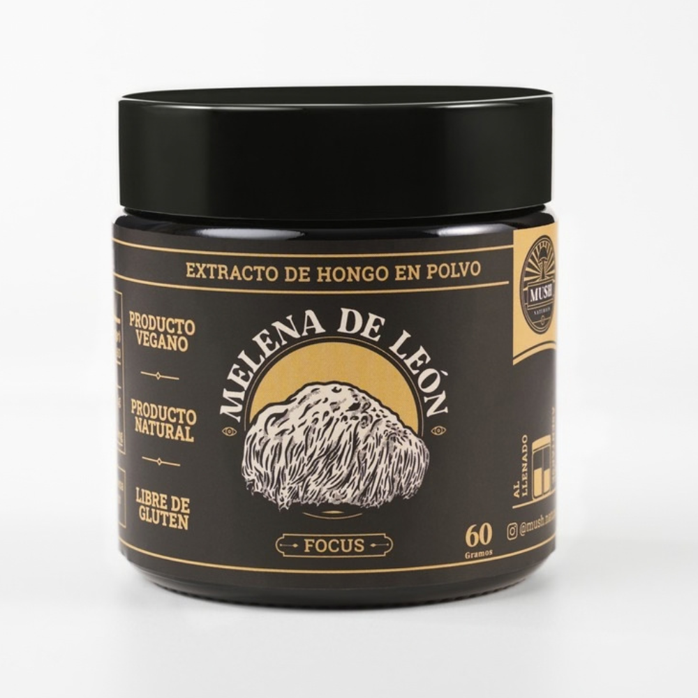 EXTRACTO MELENA DE LEON FOCUS PVO X 60GR-MUSH ORGANICS
