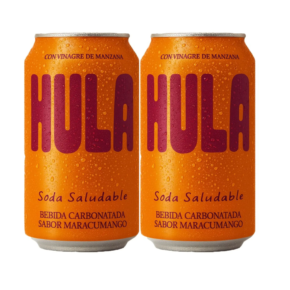 PACK X2 HULAS SALUDABLE MARACUMANGO LATA 330 ML