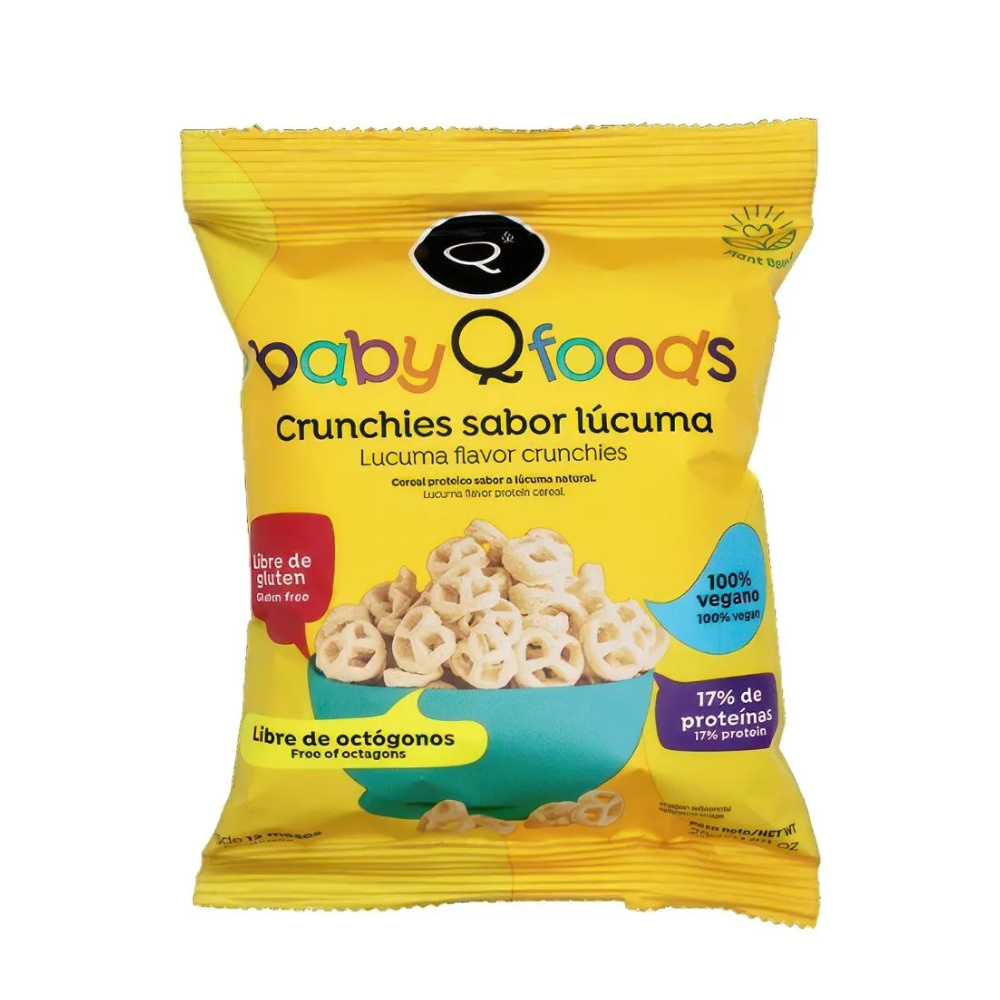 BABY Q FOODS CRUNCHIES SABOR LUCUMA 25G QFOOD