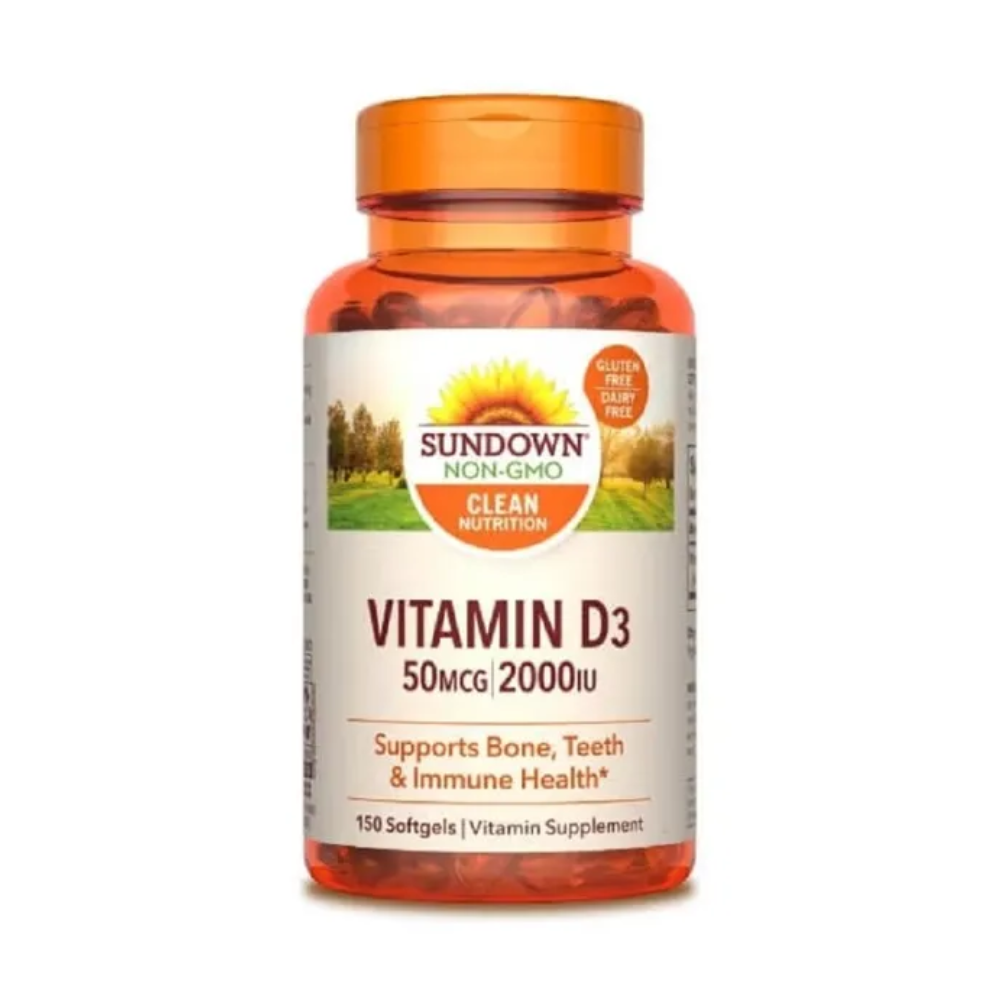 VITAMINA D3 2000UI, 150 CAPSULAS - SUNDOWN