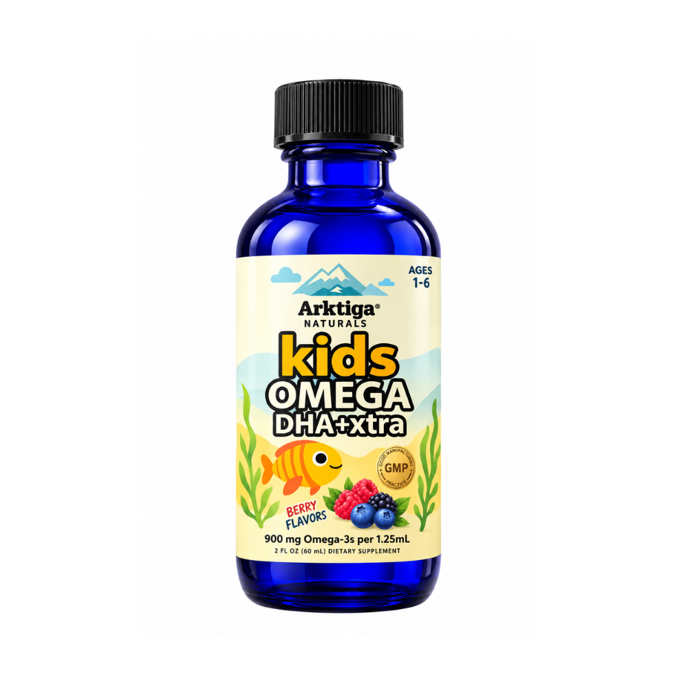 KIDS OMEGA DHA + XTRA BERRY  60ML - 2 FL OZ ARKTIQA