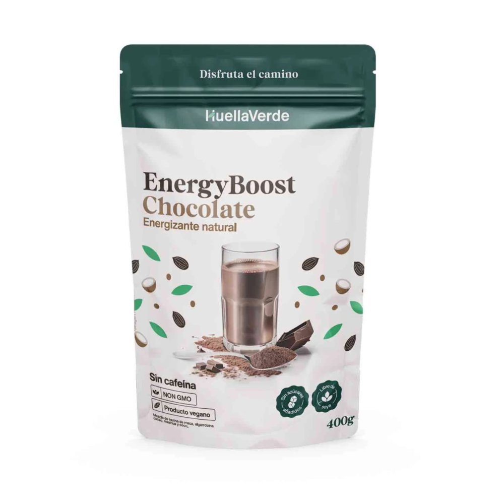 ENERGY BOOST CHOCOLATE - HUELLA VERDE 400GR