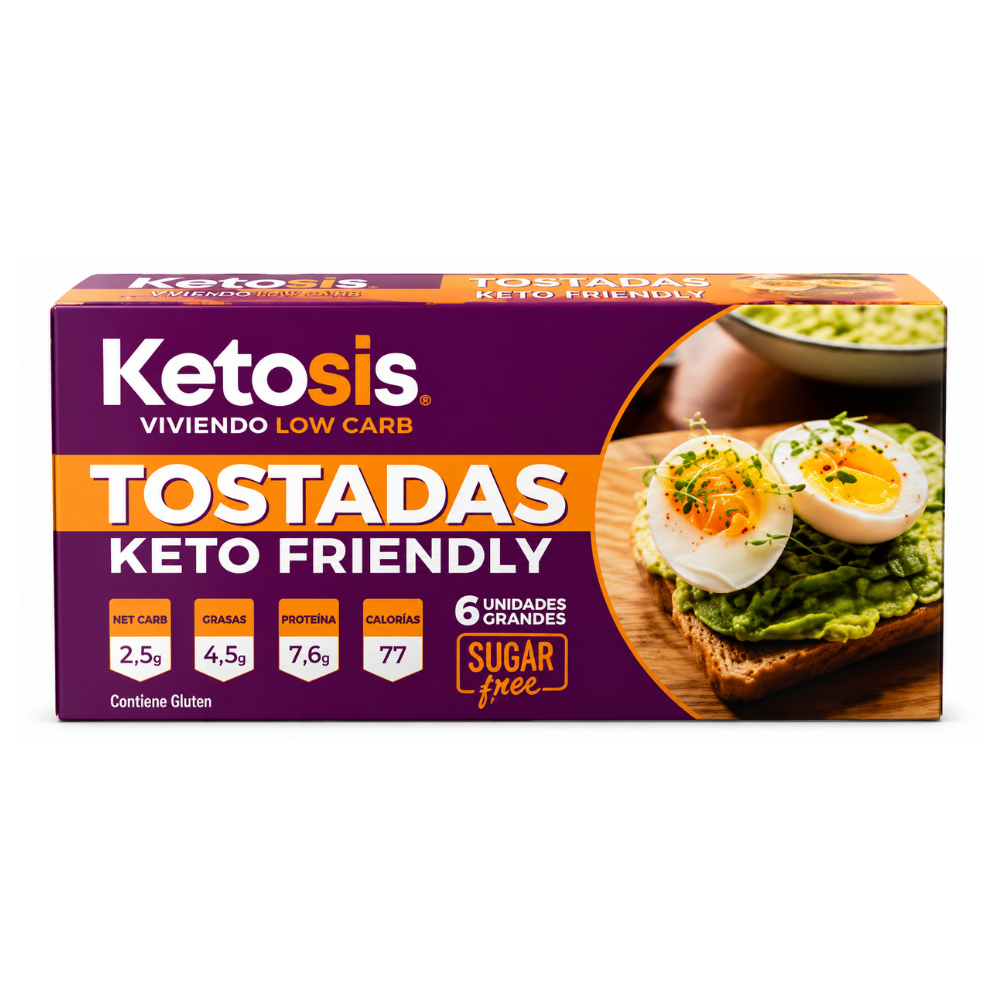 TOSTADAS GRANDES KETO FRIENDLY 6 UNIDADES - KETOSIS