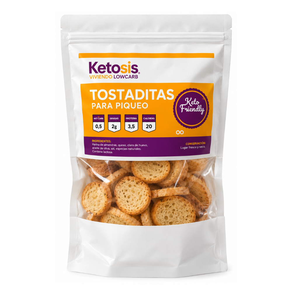 TOSTADITAS PIQUEO 100GR - KETOSIS