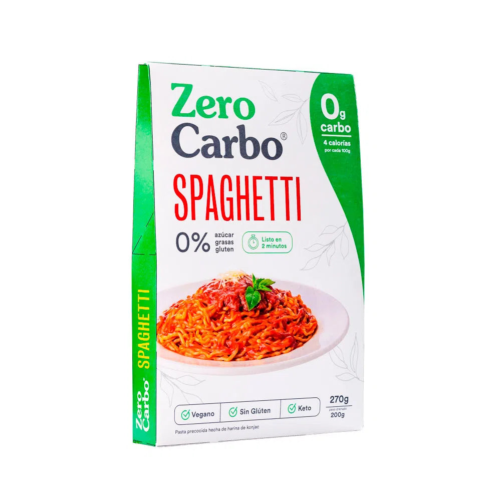 SPAGHETTI PASTA CAJA 270GR.- ZERO CARBO