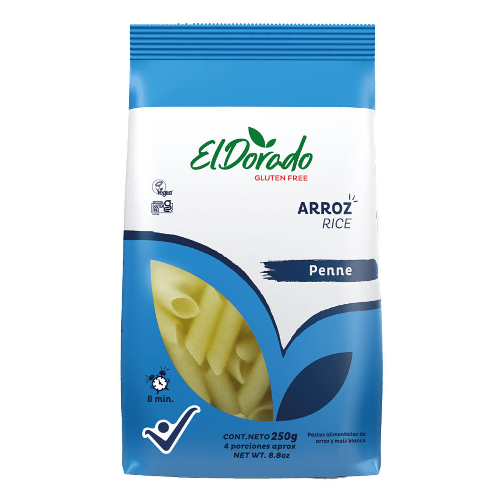PASTA DE ARROZ PENNE 250 G EL DORADO