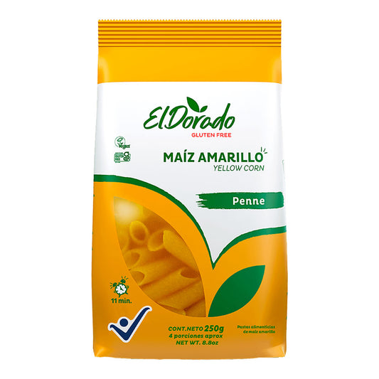 PASTA DE MAIZ PENNE 250 G EL DORADO