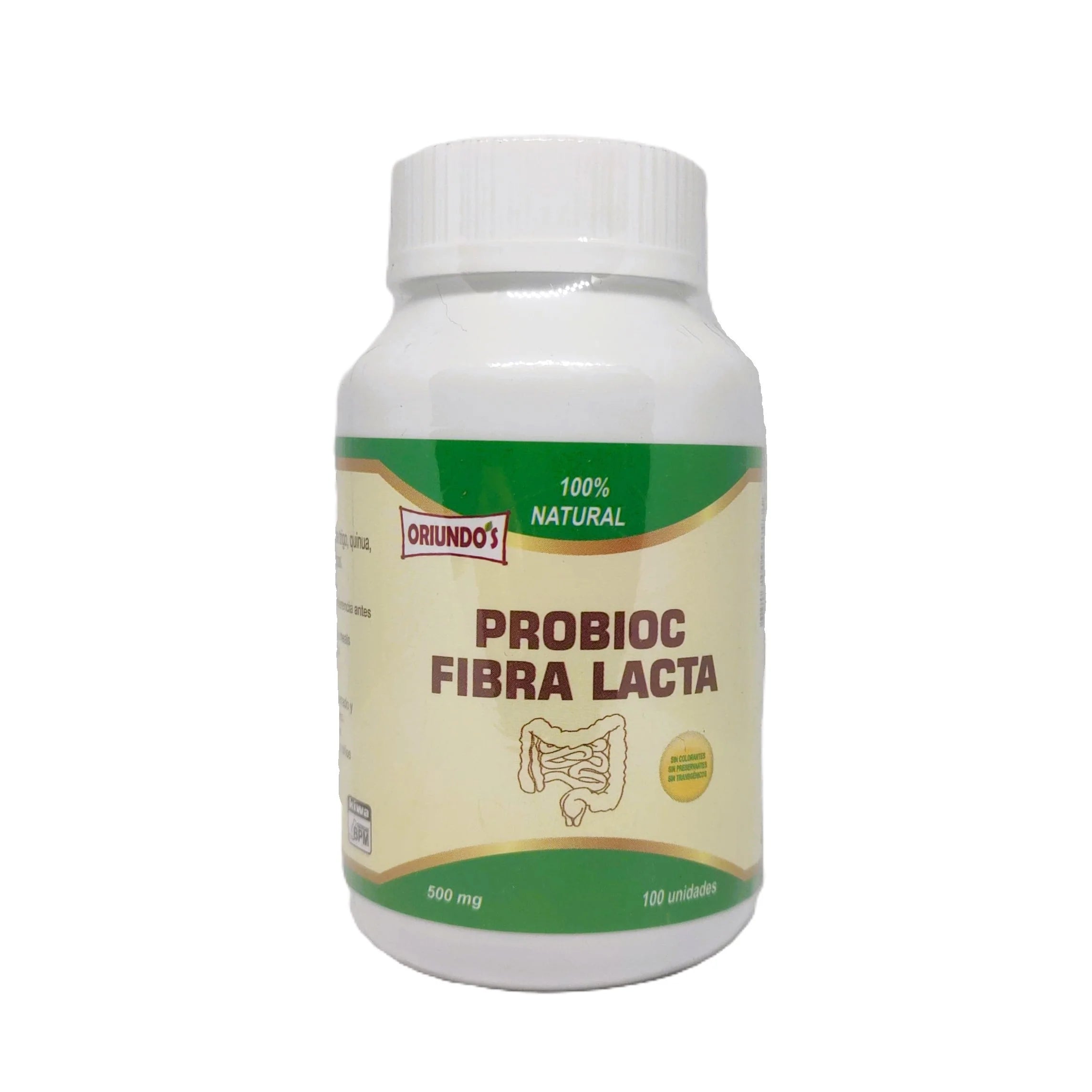 PROBIOC FIBRA LACTA 100UND ORIUNDOS