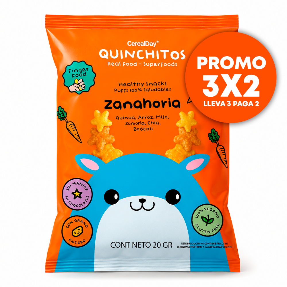 QUINCHIITOS PUFFS ZANAHORIA 20 MG.