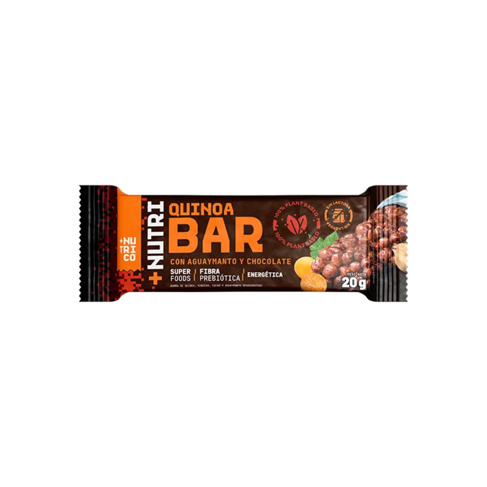 Quinoa Bar con Aguaymanto y chocolate 20g-NUTRI-CO