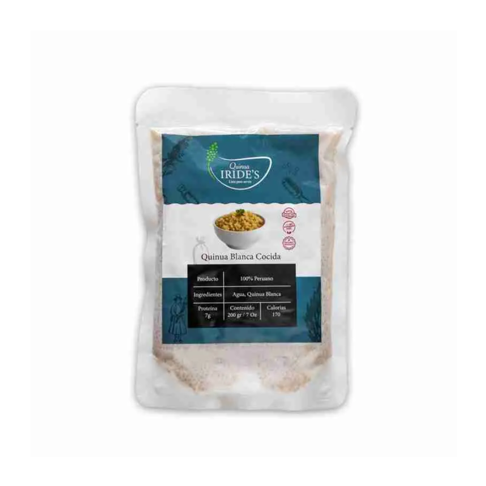QUINUA BLANCA COCIDA 200GR  IRIDE’S