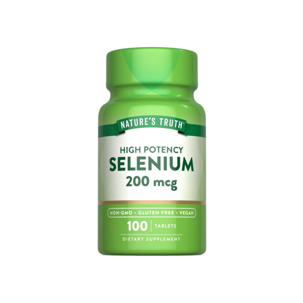 Selenio 200 mcg 100 tabletas NATURES TRUTH