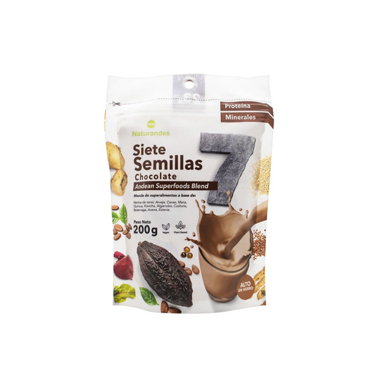 HARINA SIETE SEMILLAS CHOCOLATE  200 GR - NATURANDES