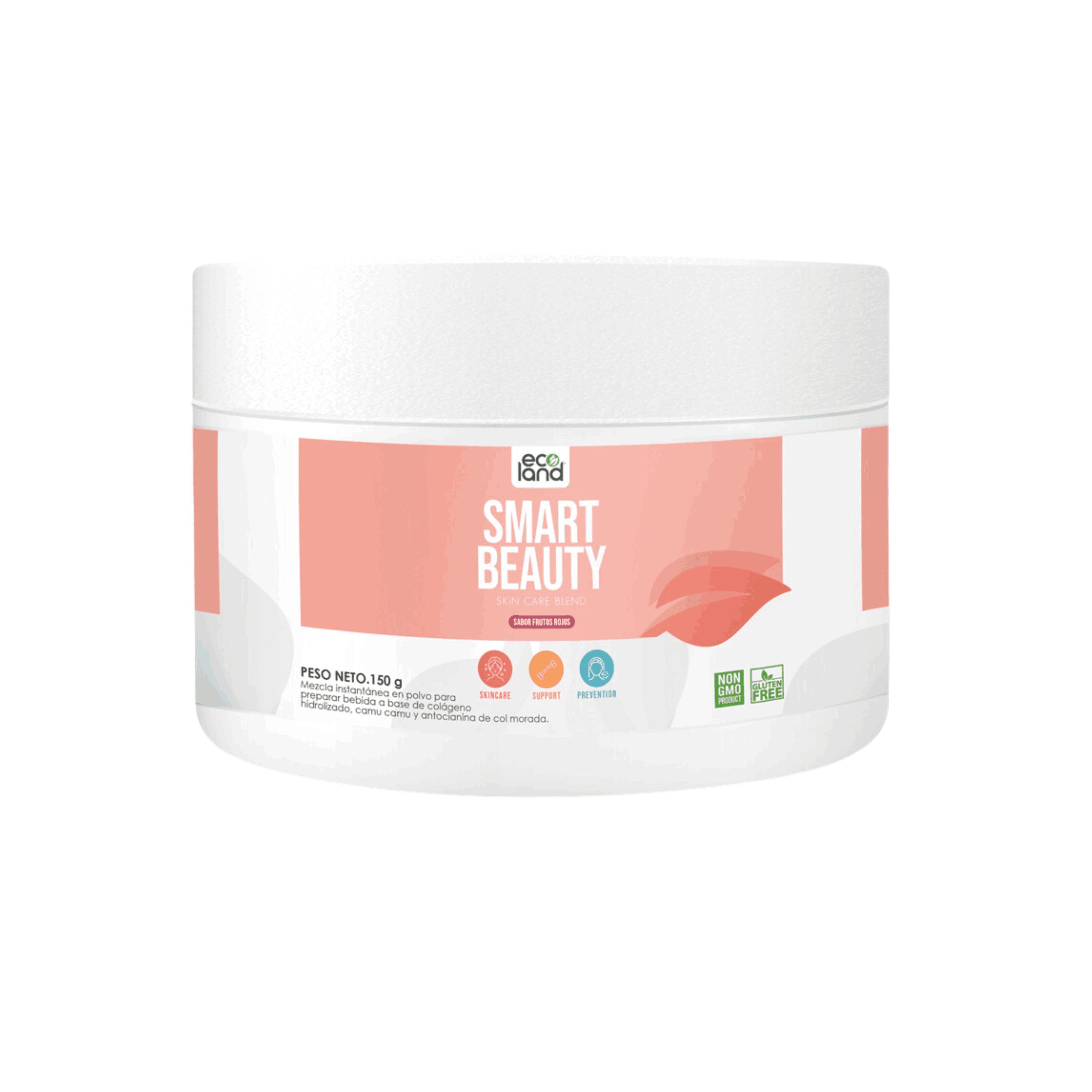 SMART BEAUTY SABOR FRUTOS ROJOS  - ECOLAND 150G