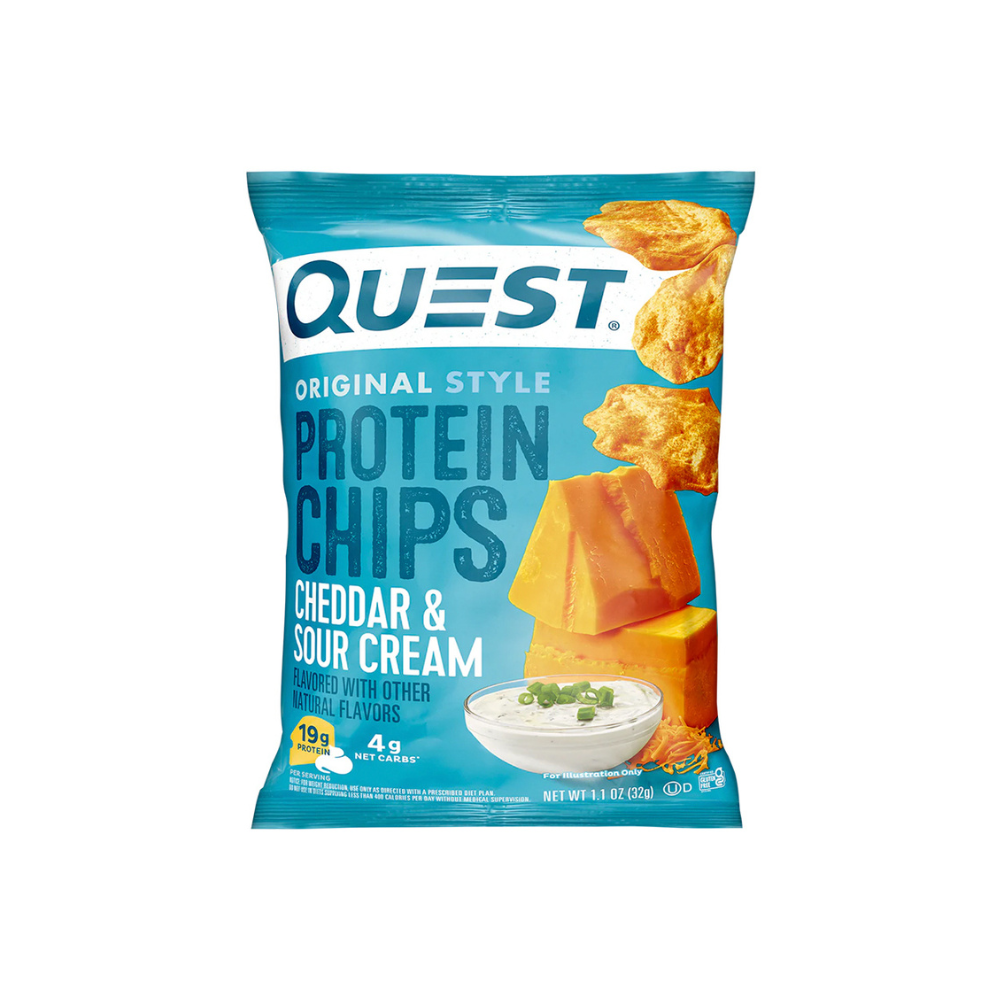 QUEST CHIPS CHEEDAR + SOUR CREAM 1.125OZ-QUEST