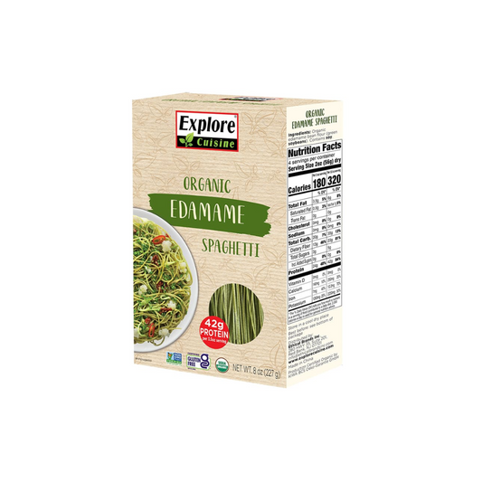 FETUCCINE ORGANIC EDAMAME & MUNG BEAN 227GR - POWER NATURE