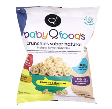 BABY Q FOODS CRUNCHIES SABOR NATURAL 25 GR - QFOODS