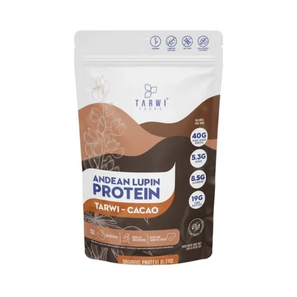 TARWI-CACAO  PROTEIN 250 GR - TARWI FOODS