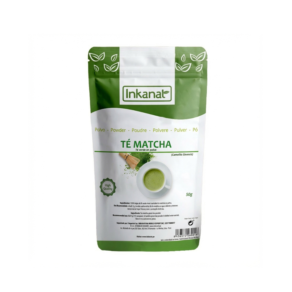 TE VERDE MATCHA EN POLVO - INKANAT 50G