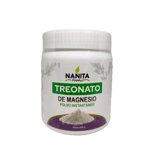 TREONATO DE MAGNESIO POLVO INSTANTANEO 250GR NANITA FOODS