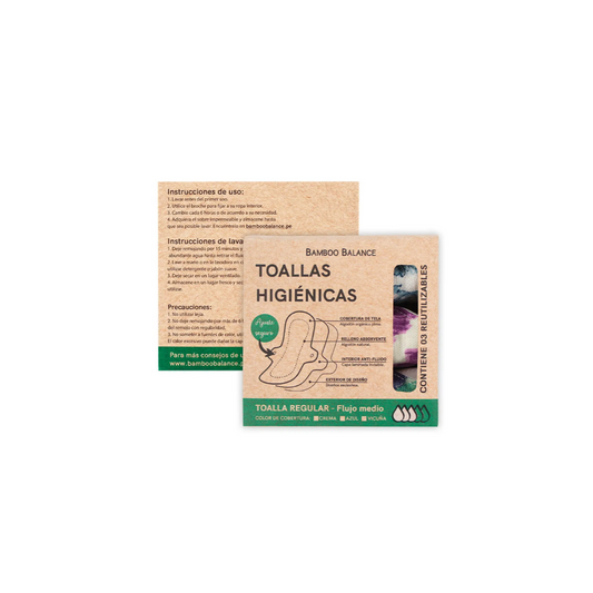 TRIPACK DE TOALLAS REGULARES BAMBOO BALANCE