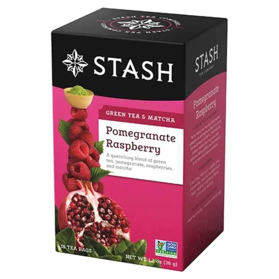 GREEN TEA Y  MATCHA POMEGRANATE RASPBERRY 36 GR - STASH