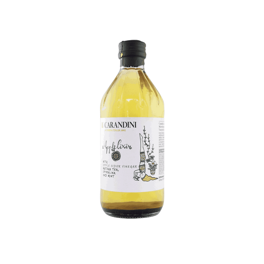 VINAGRE APPLELIXIR, MATCHA TEA,SPIRULINA Y MINT - CARANDINI 500ML