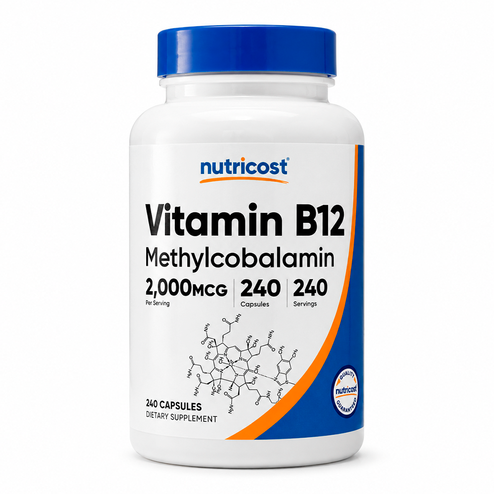 VITAMIN B12 2000MCG 240 CAPSULAS NUTRICOST