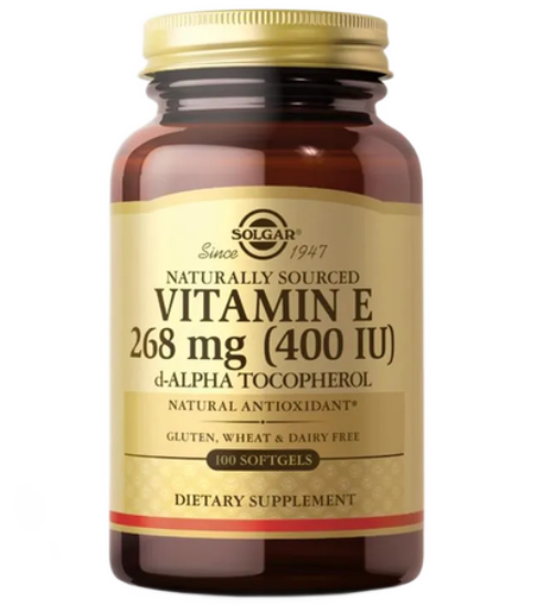 VITAMIN E 400 UI 100 SOFTGELS SOLGAR